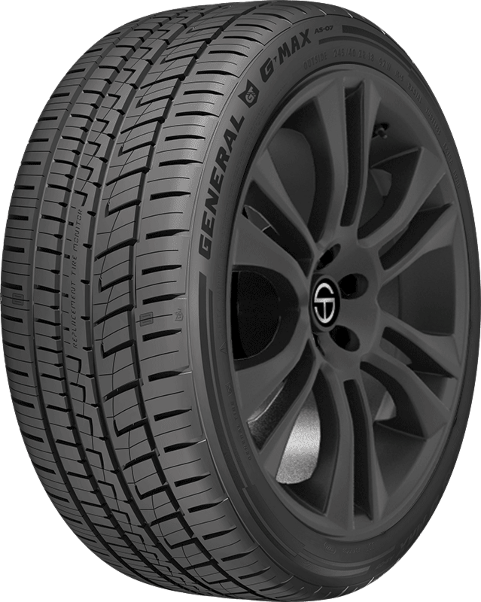 245/45R19 XL 102W GENERAL G-MAX AS-07 ALL-SEASON TIRES (M+S)