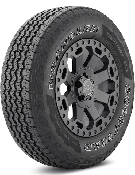 255/65R18 111T GOODYEAR WRANGLER TERRITORY AT/S ALL-SEASON TIRES (M+S)