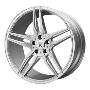 ASANTI BLACK ABL-12 ORION BRUSHED SILVER CARBON FIBER INSERT WHEELS | 22X9 | 5X115 | OFFSET: 15MM | CB: 72.56MM