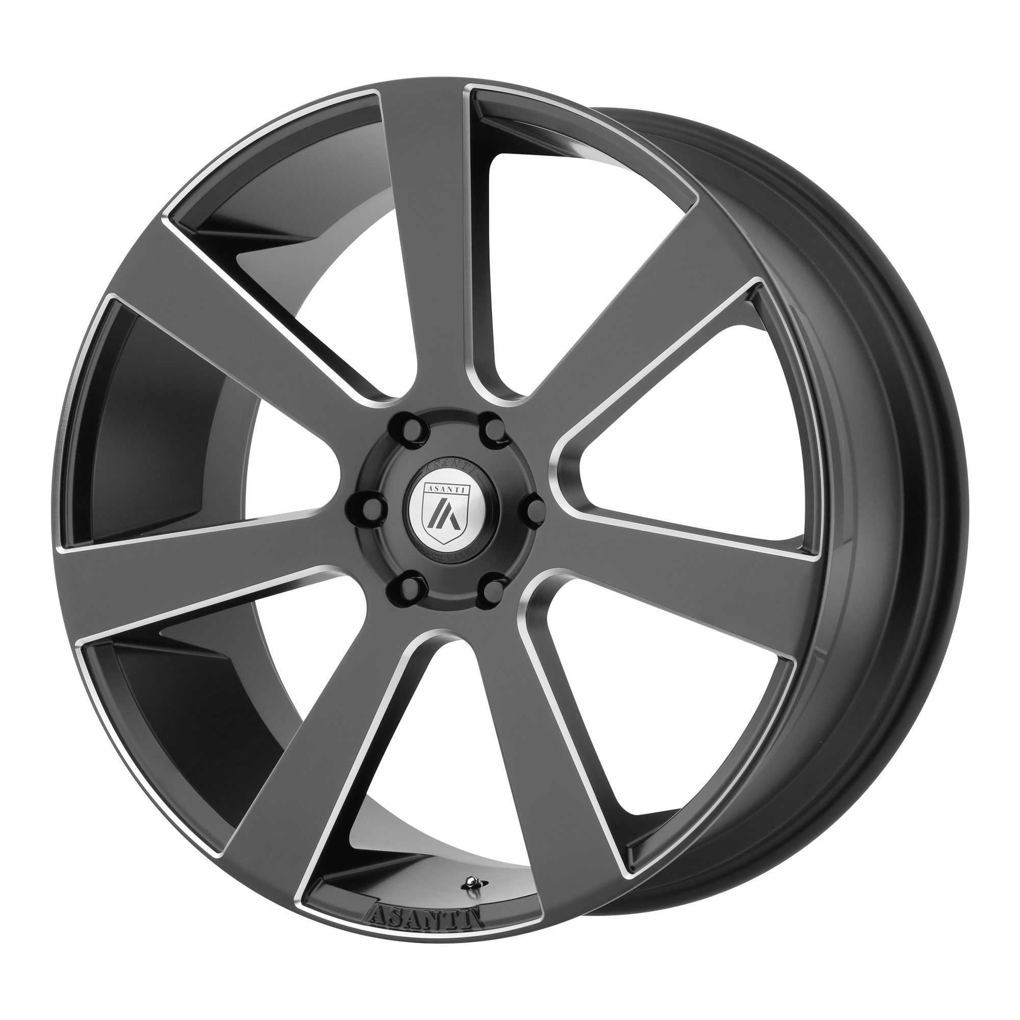 ASANTI BLACK ABL-15 APOLLO SATIN BLACK MILLED WHEELS | 22X9 | 6X135 | OFFSET: 35MM | CB: 87.1MM