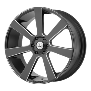 ASANTI BLACK ABL-15 APOLLO SATIN BLACK MILLED WHEELS | 22X9 | 6X135 | OFFSET: 35MM | CB: 87.1MM