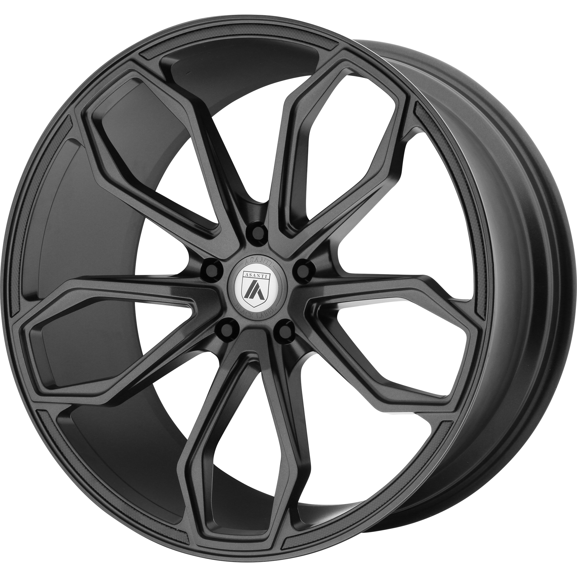 ASANTI BLACK ABL-19 ATHENA MATTE GRAPHITE WHEELS | 22X9 | 5X115 | OFFSET: 15MM | CB: 72.56MM