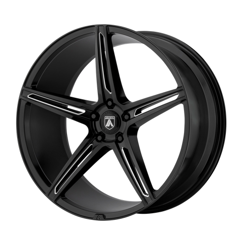 ASANTI ABL-22 ALPHA 5 GLOSS BLACK MILLED WHEELS | 20X8.5 | 5X120 | OFFSET: 20MM | CB: 74.1MM