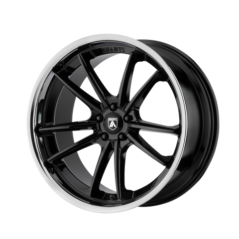 ASANTI ABL-23 SIGMA GLOSS BLACK CHROME LIP WHEELS | 20X9 | 5X112 | OFFSET: 25MM | CB: 72.6MM