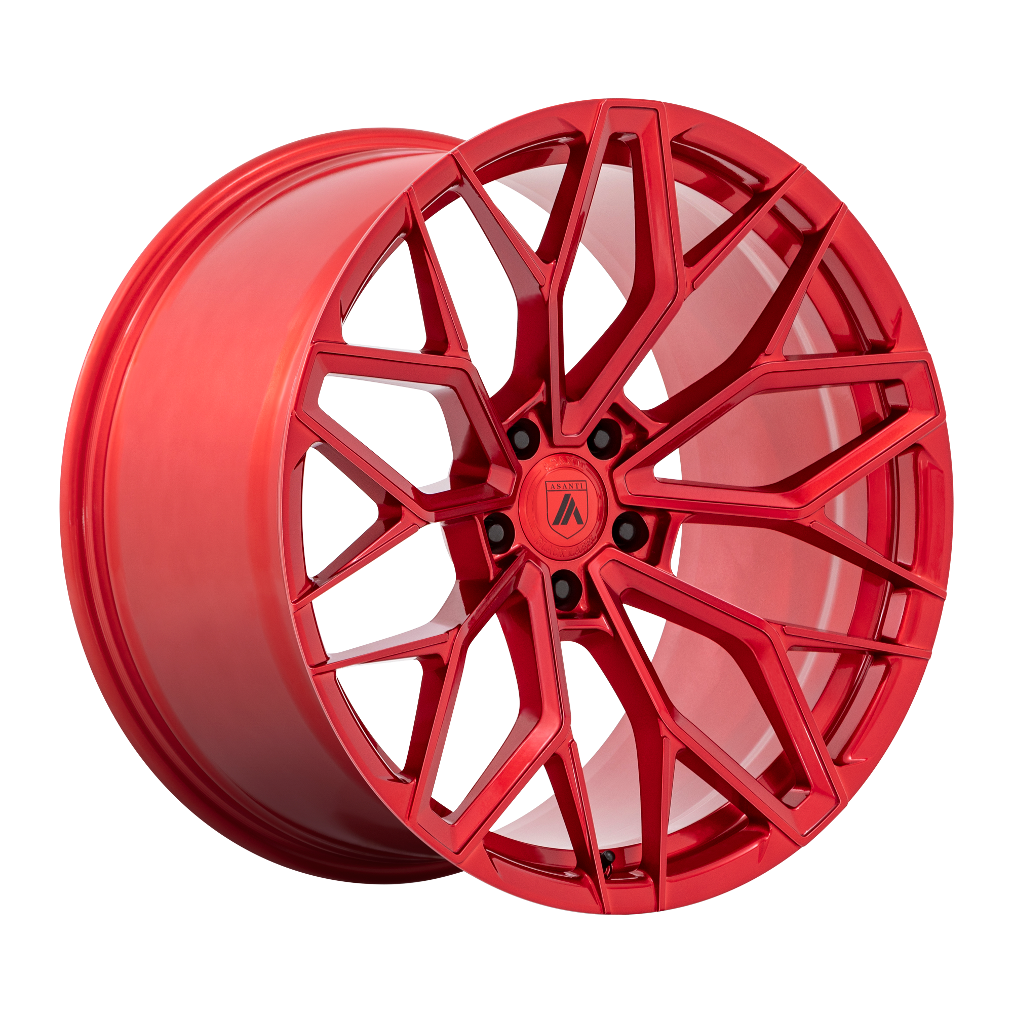 ASANTI BLACK ABL-39 MOGUL CANDY RED WHEELS | 20X12 | 5X115 | OFFSET: 6MM | CB: 71.5MM