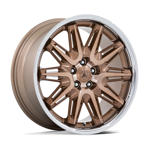 ASANTI AB047 IMPERATOR BRONZE MACHINED WITH BRONZE LIP WHEELS | 22X9 | 5X112 | OFFSET: 27MM | CB: 66.56MM