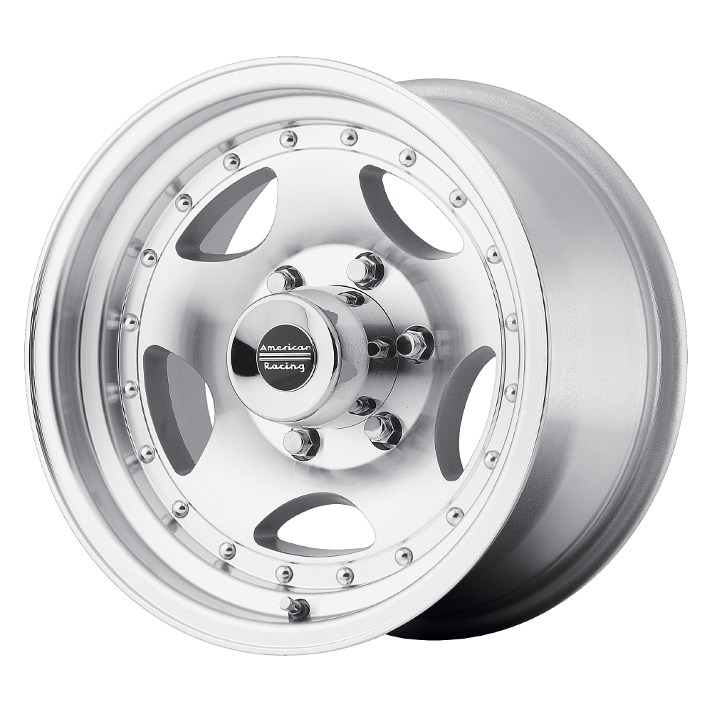 AMERICAN RACING AR23 MACHINED WHEELS | 15X8 | 6X139.7 | OFFSET: -19MM | CB: 108MM