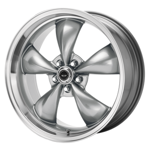 AMERICAN RACING AR105 TORQ THRUST M ANTHRACITE MACHINED LIP WHEELS | 17X9 | 5X114.3 | OFFSET: 45MM | CB: 72.56MM