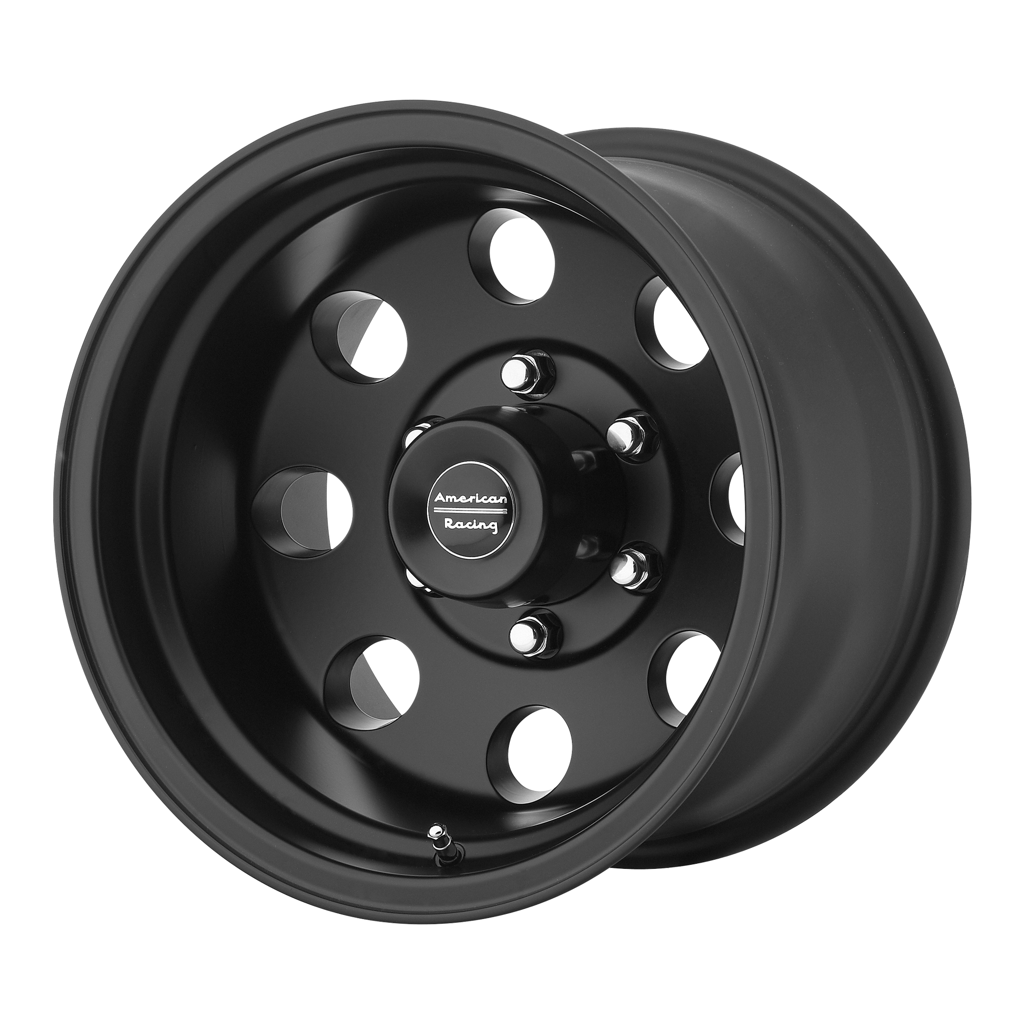 AMERICAN RACING AR172 BAJA SATIN BLACK WHEELS | 15X8 | 5X120.65 | OFFSET: -19MM | CB: 83.06MM