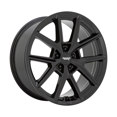 AMERICAN RACING AR943 GLOSS BLACK WHEELS | 17X8 | 5X115 | OFFSET: 35MM | CB: 72.56MM