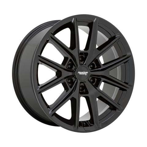 AMERICAN RACING AR945 GLOSS BLACK WHEELS | 17X8 | 6X120 | OFFSET: 20MM | CB: 66.9MM