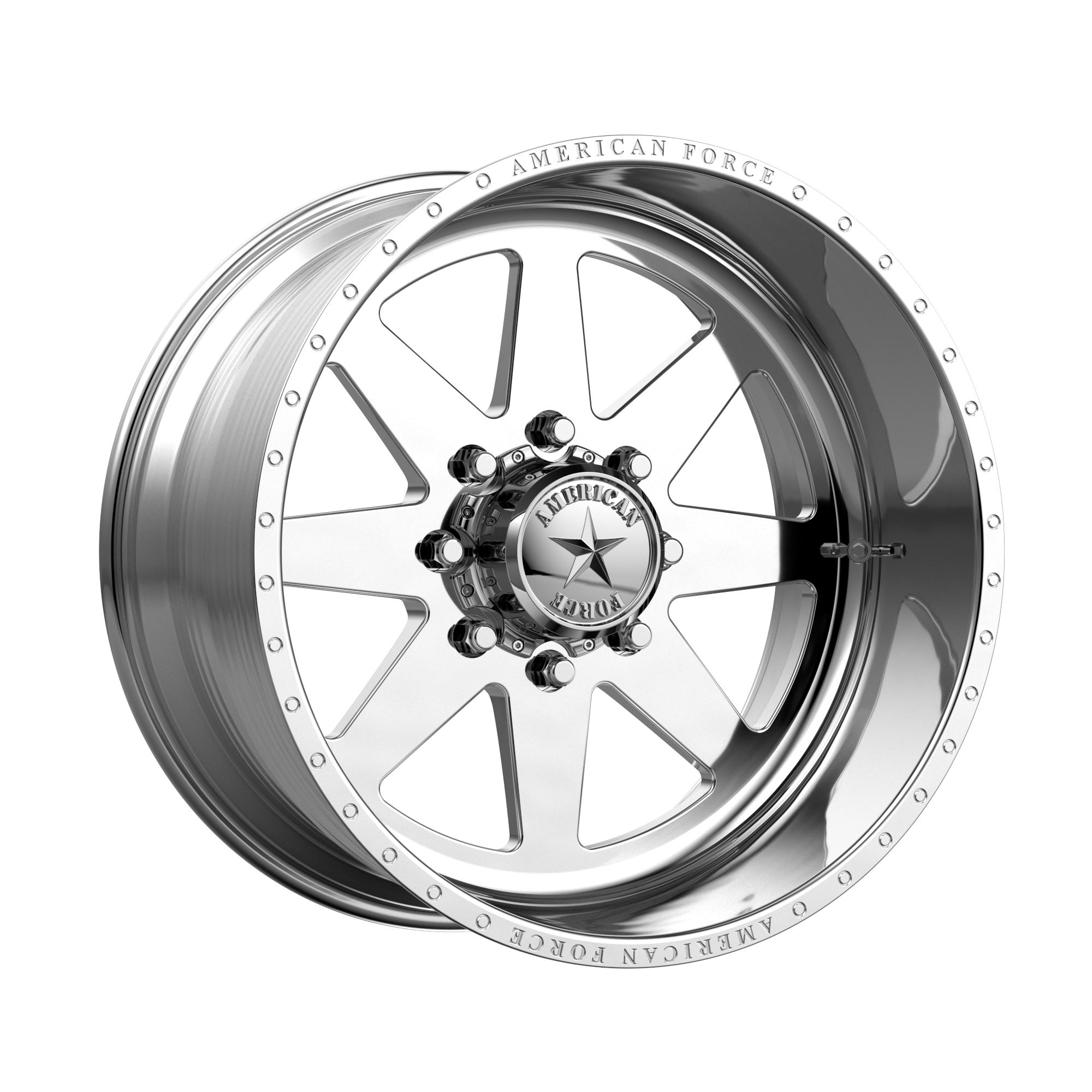 AMERICAN FORCE AFW 11 INDEPENDENCE SS POLISHED WHEELS | 26X12 | 8X165.1 | OFFSET: -40MM | CB: 122.4MM