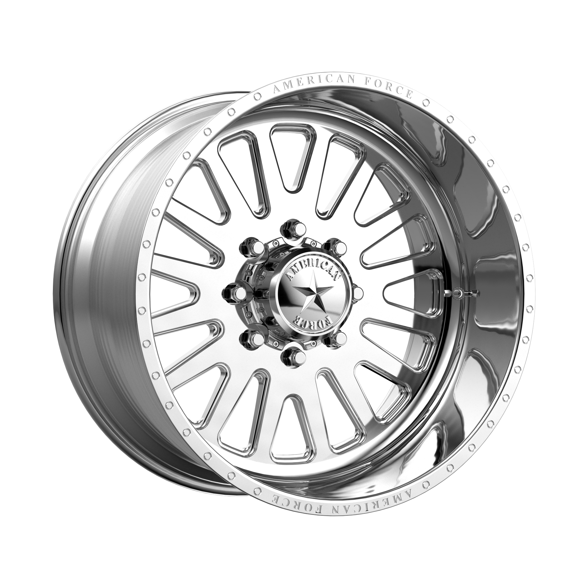 AMERICAN FORCE AFW F20 ATOM SS POLISHED WHEELS | 26X14 | 6X135 | OFFSET: -73MM | CB: 87.1MM