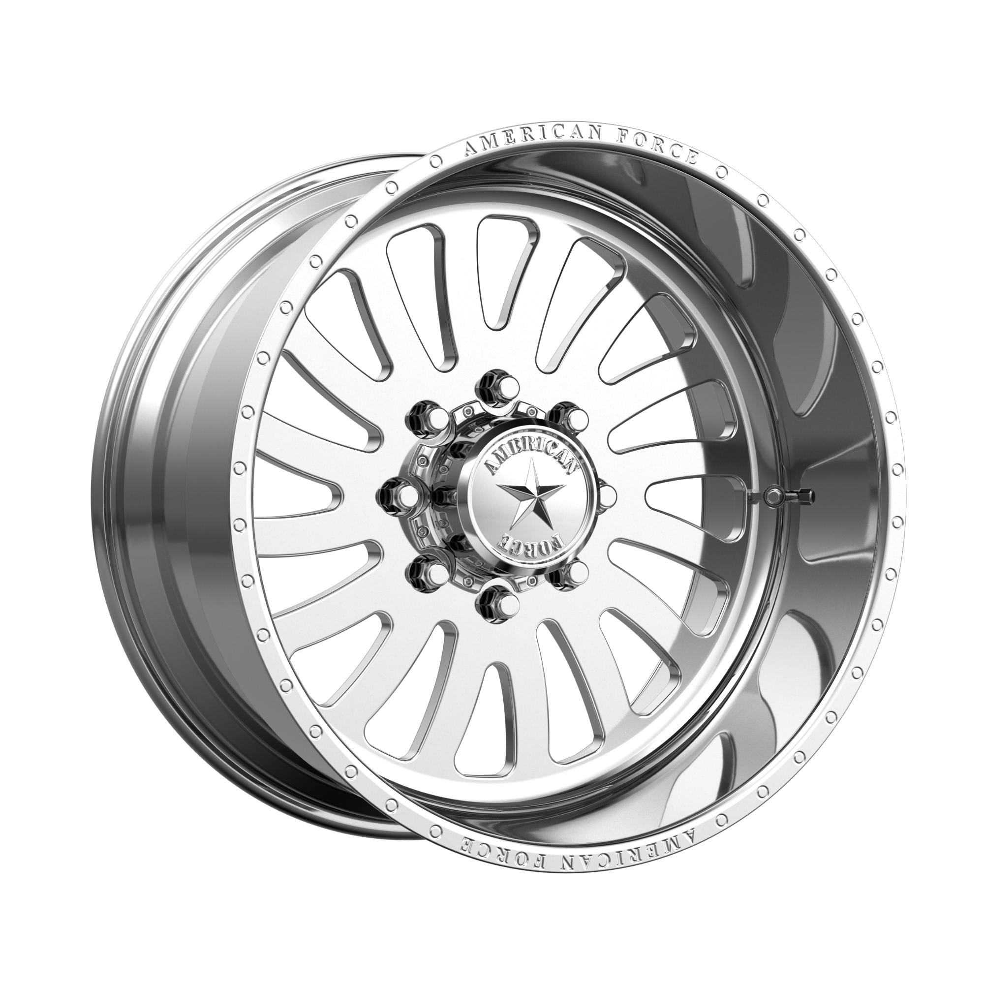 AMERICAN FORCE AFW 74 OCTANE SS POLISHED WHEELS | 20X10 | 8X170 | OFFSET: -25MM | CB: 125.1MM
