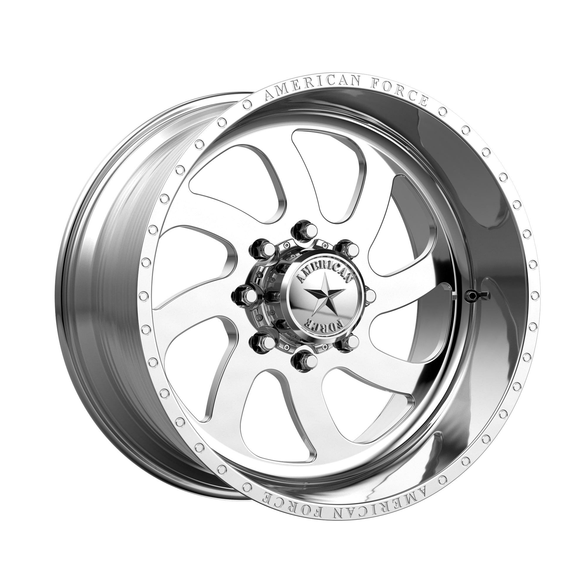 AMERICAN FORCE AFW 76 BLADE SS POLISHED WHEELS | 20X10 | 8X170 | OFFSET: -25MM | CB: 125.1MM