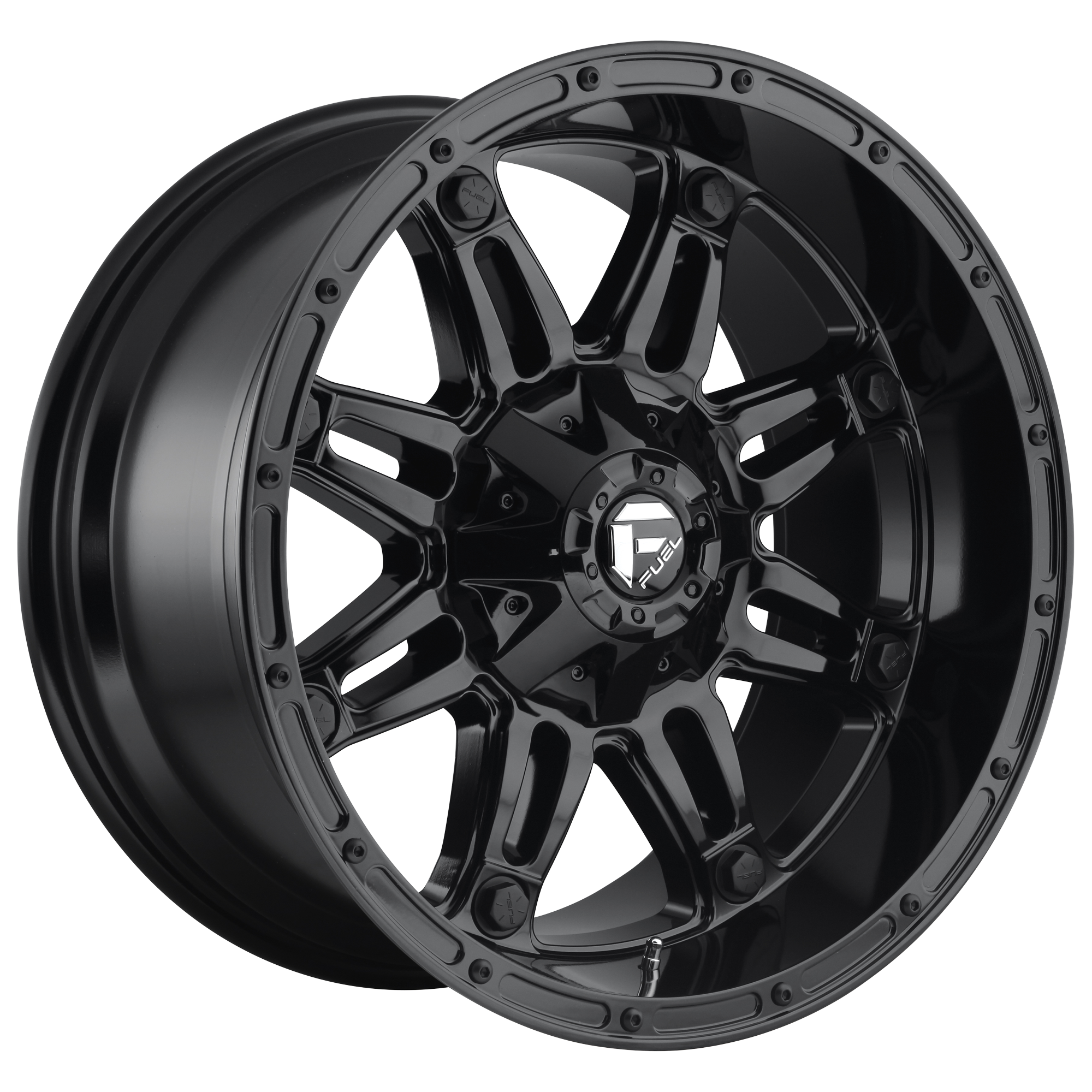 FUEL 1PC D625 HOSTAGE GLOSS BLACK WHEELS | 20X9 | 5X114.3/5X127 | OFFSET: -12MM | CB: 78.1MM