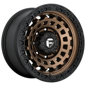 FUEL 1PC D634 ZEPHYR MATTE BRONZE BLACK BEAD RING WHEELS | 20X9 | 8X165.1 | OFFSET: 1MM | CB: 125.1MM