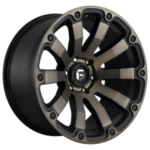 FUEL 1PC D636 DIESEL MATTE BLACK DOUBLE DARK TINT WHEELS | 20X9 | 6X139.7 | OFFSET: 1MM | CB: 108MM