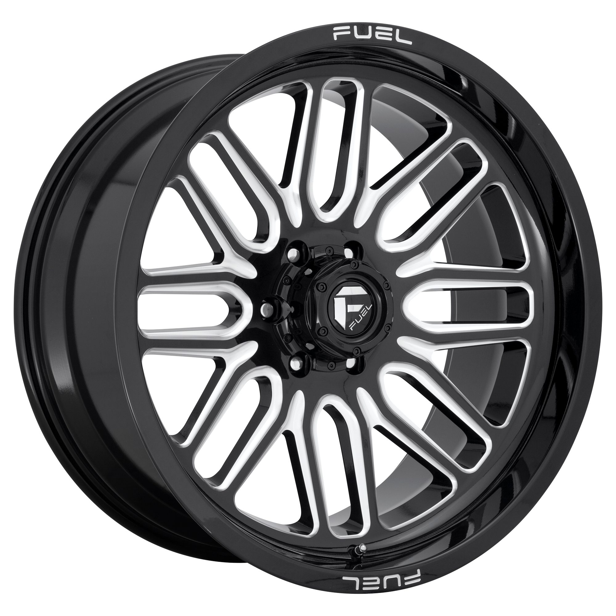 FUEL 1PC D662 IGNITE GLOSS BLACK MILLED WHEELS | 20X10 | 8X170 | OFFSET: -18MM | CB: 125.1MM