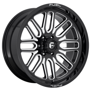 FUEL 1PC D662 IGNITE GLOSS BLACK MILLED WHEELS | 20X10 | 8X170 | OFFSET: -18MM | CB: 125.1MM