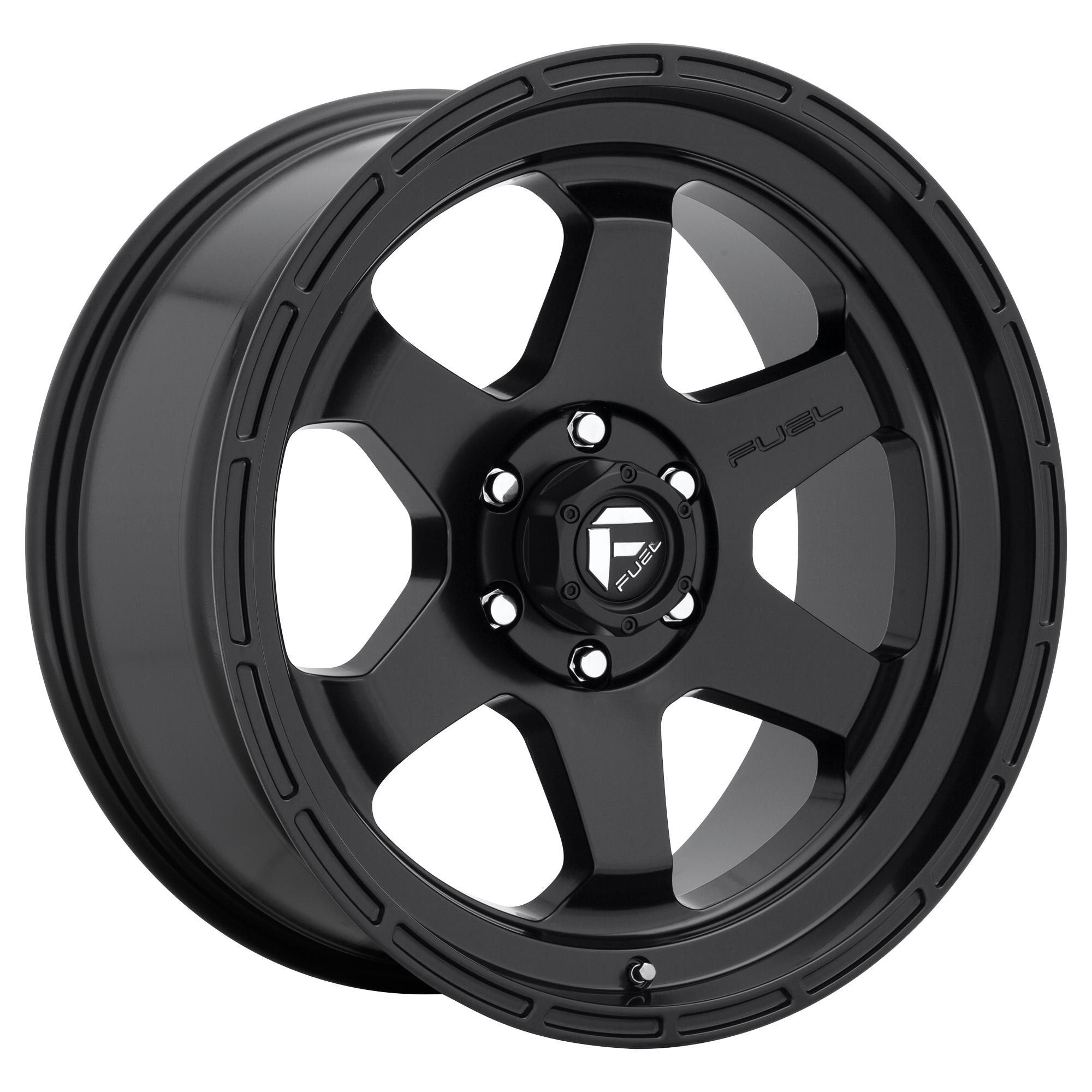 FUEL 1PC D664 SHOK MATTE BLACK WHEELS | 17X9 | 6X139.7 | OFFSET: 1MM | CB: 106.1MM