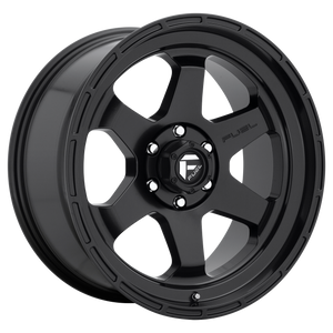 FUEL 1PC D664 SHOK MATTE BLACK WHEELS | 17X9 | 6X139.7 | OFFSET: 1MM | CB: 106.1MM