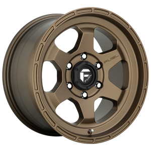 FUEL 1PC D666 SHOK MATTE BRONZE WHEELS | 18X9 | 6X114.3 | OFFSET: 1MM | CB: 66.06MM