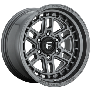 FUEL 1PC D668 NITRO MATTE GUN METAL WHEELS | 17X9 | 6X139.7 | OFFSET: 1MM | CB: 106.1MM