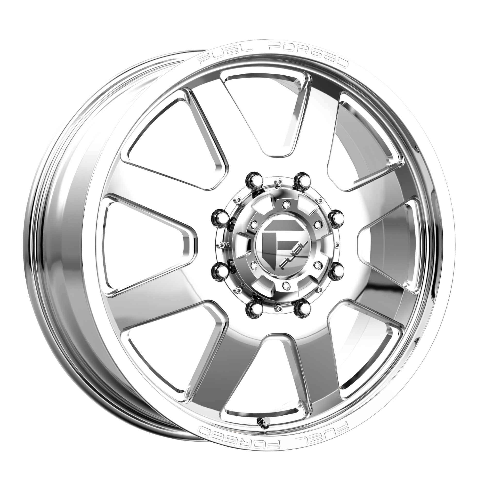 FUEL MONO DE09 FF09D POLISHED WHEELS | 24X8.25 | 8X165.1 | OFFSET: -240MM | CB: 121.5MM