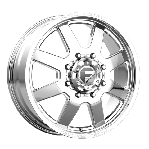 FUEL MONO DE09 FF09D POLISHED WHEELS | 24X8.25 | 8X165.1 | OFFSET: -240MM | CB: 121.5MM