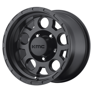 KMC KM522 ENDURO MATTE BLACK WHEELS | 15X9 | 5X139.7 | OFFSET: -12MM | CB: 108MM