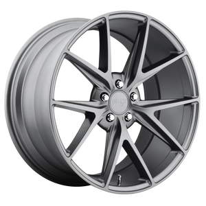 NICHE 1PC M116 MISANO MATTE GUN METAL WHEELS | 17X8 | 5X100 | OFFSET: 40MM | CB: 66.06MM