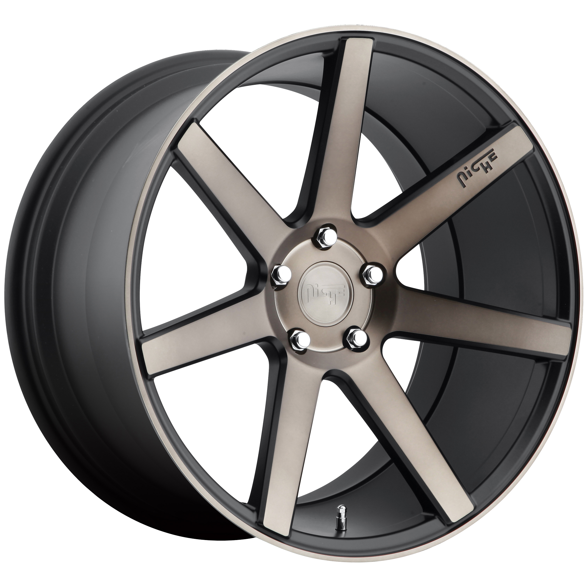 NICHE 1PC M150 VERONA MATTE BLACK MACHINED WHEELS | 19X9.5 | 5X114.3 | OFFSET: 35MM | CB: 72.56MM