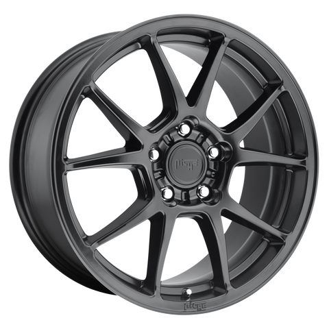 NICHE 1PC M174 MESSINA MATTE BLACK WHEELS | 17X8 | 5X120 | OFFSET: 40MM | CB: 72.56MM