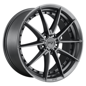 NICHE 1PC M197 SECTOR GLOSS ANTHRACITE WHEELS | 19X9.5 | 5X112 | OFFSET: 48MM | CB: 66.56MM