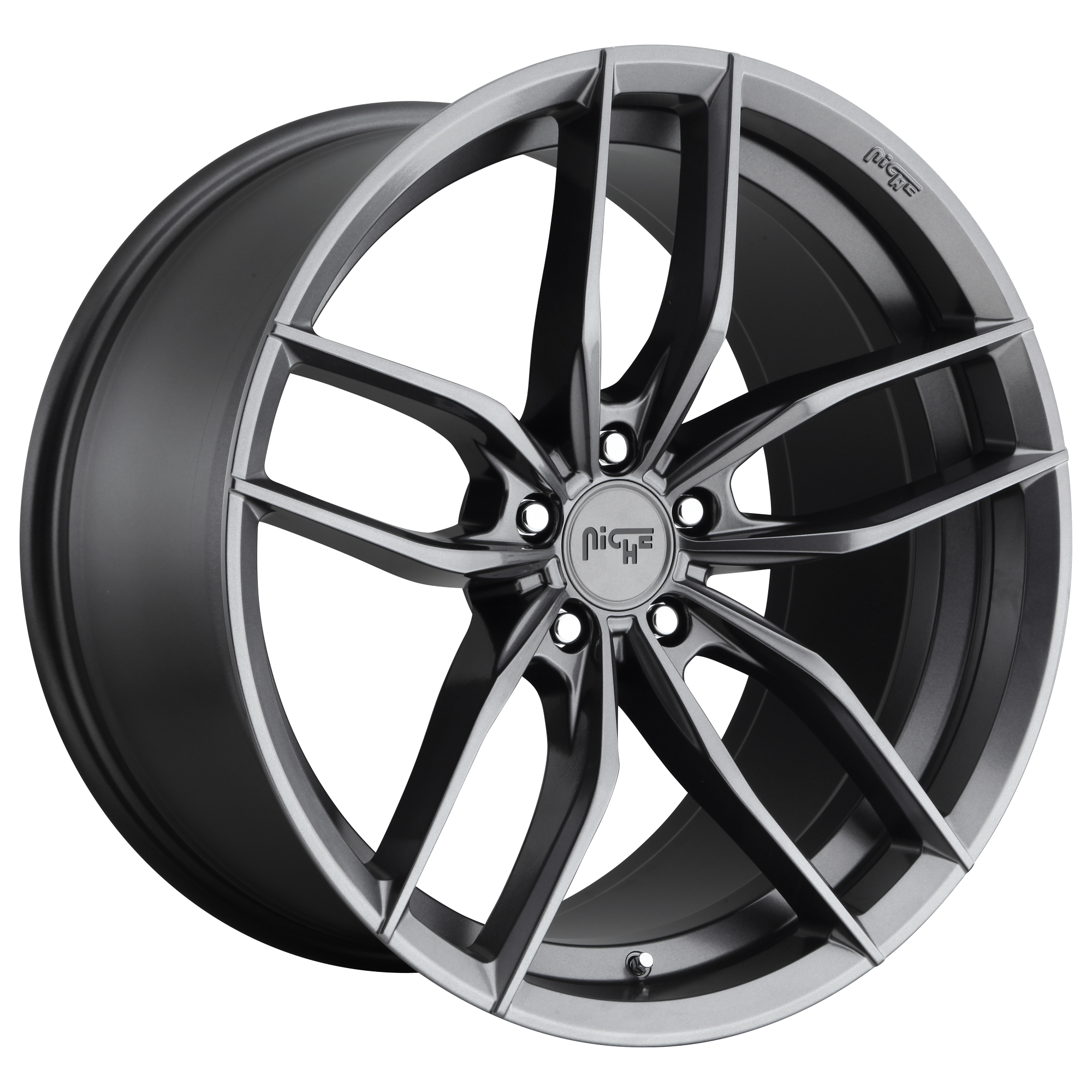 NICHE 1PC M204 VOSSO MATTE ANTHRACITE WHEELS | 20X10.5 | 5X112 | OFFSET: 40MM | CB: 66.56MM