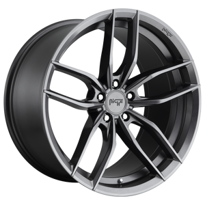NICHE 1PC M204 VOSSO MATTE ANTHRACITE WHEELS | 20X10.5 | 5X112 | OFFSET: 40MM | CB: 66.56MM