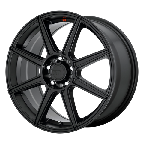 MOTEGI MR142 CS8 SATIN BLACK WHEELS | 15X6.5 | 5X100/5X114.3 | OFFSET: 40MM | CB: 72.56MM