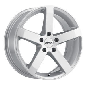 PETROL P3B GLOSS SILVER WHEELS | 17X7 | 5X100 | OFFSET: 40MM | CB: 72.1MM