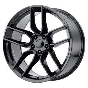PERFORMANCE REPLICAS PR179 GLOSS BLACK WHEELS | 20X10.5 | 5X115 | OFFSET: 25MM | CB: 71.5MM