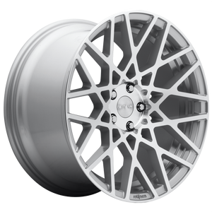 ROTIFORM 1PC R110 BLQ GLOSS SILVER MACHINED WHEELS | 19X8.5 | 5X100 | OFFSET: 35MM | CB: 57.1MM