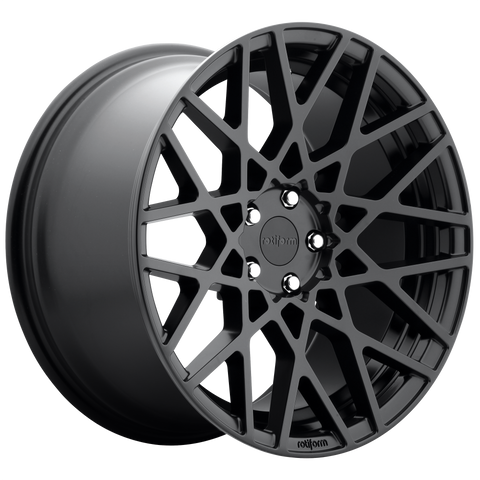 ROTIFORM 1PC R112 BLQ MATTE BLACK WHEELS | 18X8.5 | 5X114.3 | OFFSET: 38MM | CB: 72.56MM