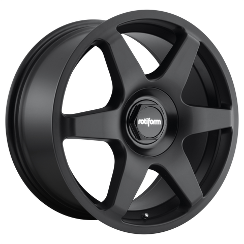 ROTIFORM 1PC R113 SIX MATTE BLACK WHEELS | 19X8.5 | 5X100/5X112 | OFFSET: 35MM | CB: 66.56MM