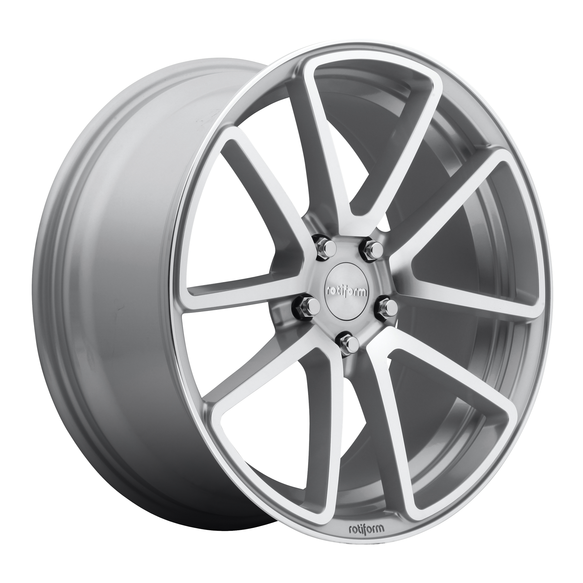 ROTIFORM 1PC R120 SPF GLOSS SILVER MACHINED WHEELS | 18X8.5 | 5X100 | OFFSET: 35MM | CB: 57.1MM