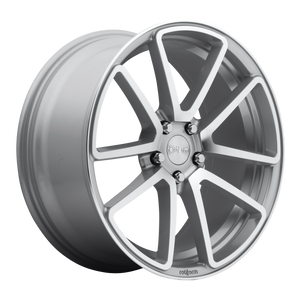 ROTIFORM 1PC R120 SPF GLOSS SILVER MACHINED WHEELS | 18X8.5 | 5X120 | OFFSET: 35MM | CB: 72.56MM