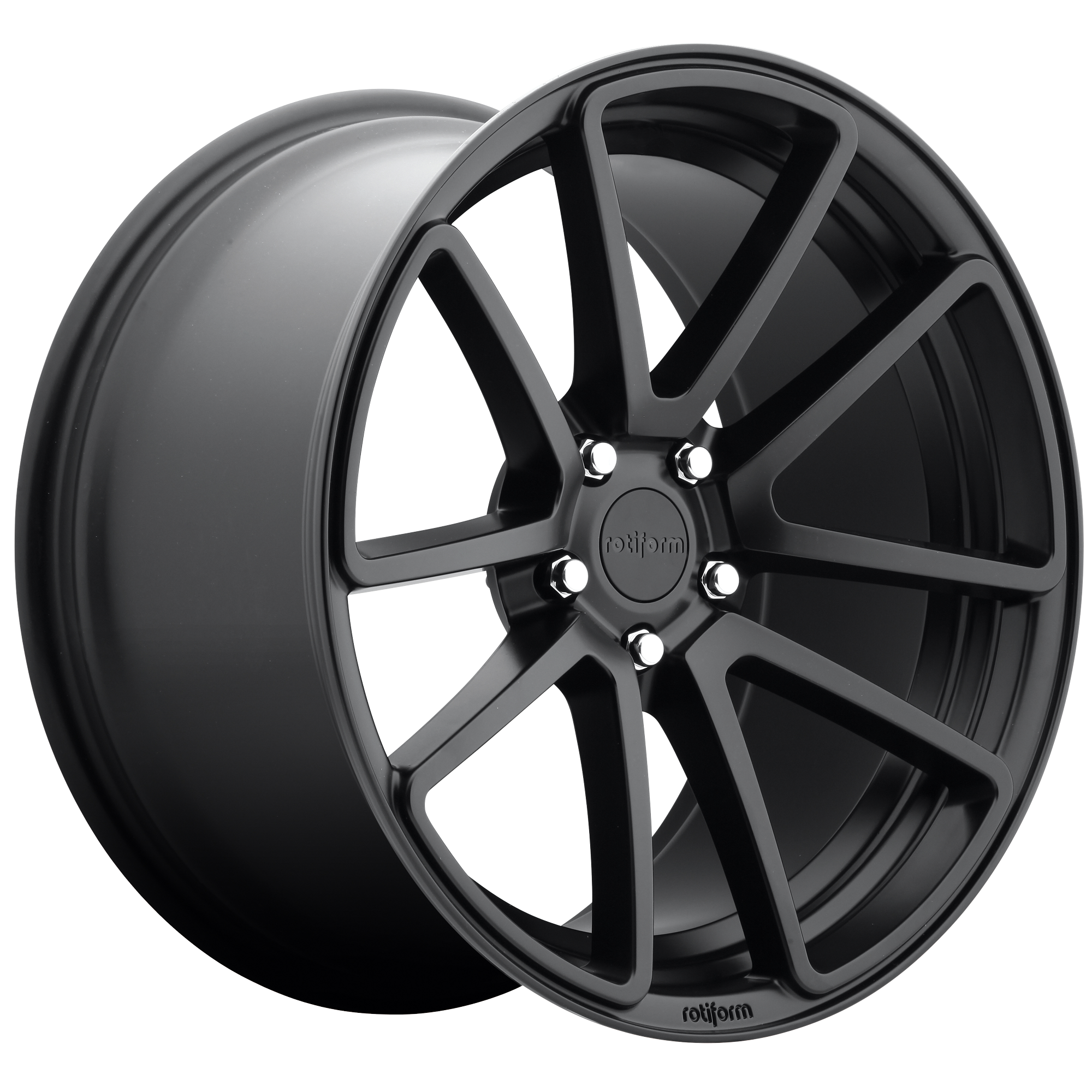 ROTIFORM 1PC R122 SPF MATTE BLACK WHEELS | 19X8.5 | 5X100 | OFFSET: 35MM | CB: 57.1MM