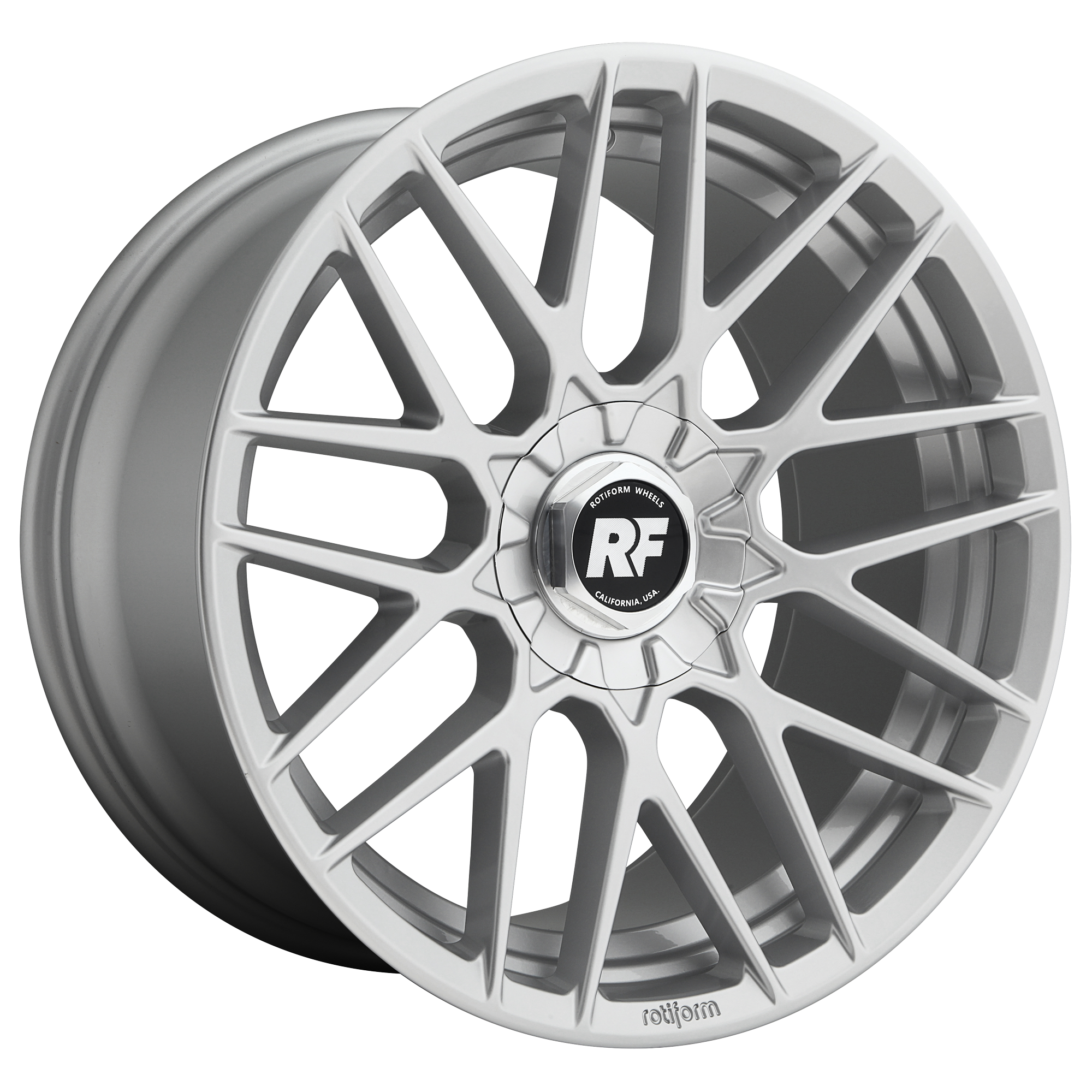 ROTIFORM 1PC R140 RSE GLOSS SILVER WHEELS | 19X8.5 | 5X114.3/5X120 | OFFSET: 35MM | CB: 72.56MM