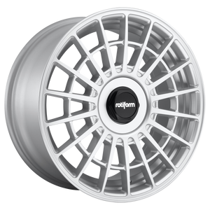 ROTIFORM 1PC R143 LAS-R GLOSS SILVER WHEELS | 18X9.5 | 5X114.3/5X120 | OFFSET: 35MM | CB: 72.56MM