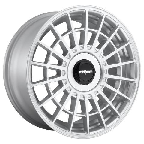 ROTIFORM 1PC R143 LAS-R GLOSS SILVER WHEELS | 18X9.5 | 5X114.3/5X120 | OFFSET: 35MM | CB: 72.56MM