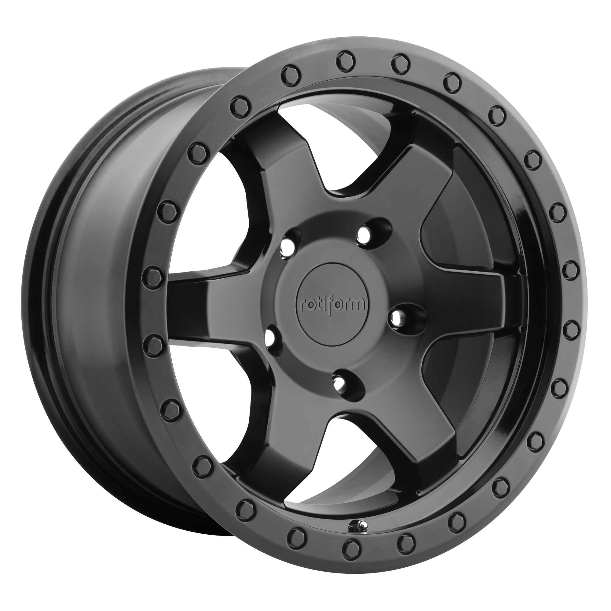 ROTIFORM 1PC R151 SIX-OR MATTE BLACK WHEELS | 17X9 | 5X120 | OFFSET: 20MM | CB: 65.07MM